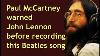 Paul Mccartney Warned John Lennon Before Recording The Beatles Song Come Together