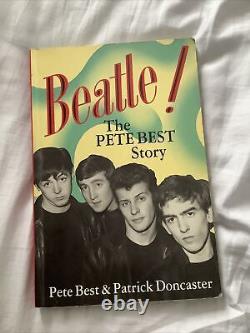 Pete Best Beatles Book, signed by Pete, John Lennon Uncle Charlie + 1 other RARE