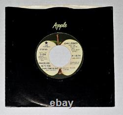 Pristine Beatles John Lennon'74'whatever Gets You Thru The Night' Promo P-1874