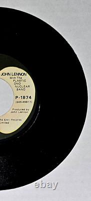 Pristine Beatles John Lennon'74'whatever Gets You Thru The Night' Promo P-1874