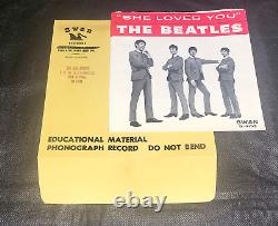 Pristine Beatles Swan S-4152-s She Loves You 45 With Rare Mailer +picture Sleeve