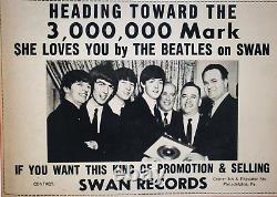 Pristine Beatles Swan S-4152-s She Loves You 45 With Rare Mailer +picture Sleeve