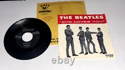 Pristine Beatles Swan S-4152-s'she Loves You' With Picture Sleeve & Rare Mailer