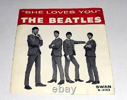 Pristine Beatles Swan S-4152-s'she Loves You' With Picture Sleeve & Rare Mailer