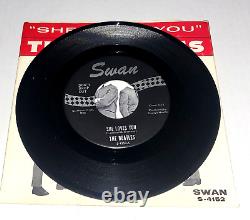 Pristine Beatles Swan S-4152-s'she Loves You' With Rare Mailer & Picture Sleeve