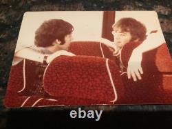 RARE 1964 COLOR PHOTOGRAPH THE BEATLES JOHN LENNON & PAUL McCARTNEY
