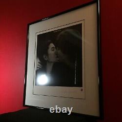 RARE CERTIFIED John Lennon SIGNED Lithograph Yoko LIMITED Double Fantasy BEATLES