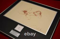 RARE John Lennon BAG ONE Art LITHOGRAPH, Signed YOKO ONO, Museum Frame, COA UACC