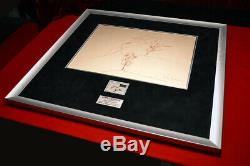 RARE John Lennon BAG ONE Art LITHOGRAPH, Signed YOKO ONO, Museum Frame, COA UACC