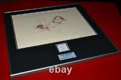 RARE John Lennon BAG ONE Art LITHOGRAPH, Signed YOKO ONO, Museum Frame, COA UACC