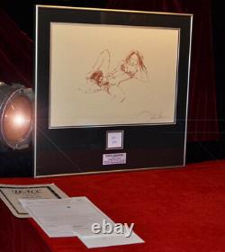 RARE John Lennon BAG ONE Art LITHOGRAPH, Signed YOKO ONO, Museum Frame, COA UACC