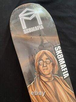 RARE Sk8mafia RIP Legends John Lennon The Beatles Jimmy Cao Skateboard Deck