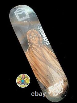 RARE Sk8mafia RIP Legends John Lennon The Beatles Jimmy Cao Skateboard Deck