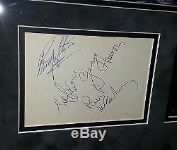 RARE The Beatles Signed Dislpay Photo Picture Display JOHN LENNON SIGNED