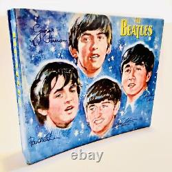 RARE Vintage Beatles Fab 4 NEMS Blue 45s RECORD ALBUM Storage BOOK Gift 1960s