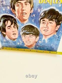 RARE Vintage Beatles Fab 4 NEMS Blue 45s RECORD ALBUM Storage BOOK Gift 1960s