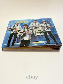 RARE Vintage Beatles Fab 4 NEMS Blue 45s RECORD ALBUM Storage BOOK Gift 1960s