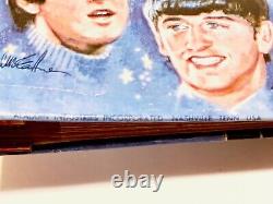 RARE Vintage Beatles Fab 4 NEMS Blue 45s RECORD ALBUM Storage BOOK Gift 1960s