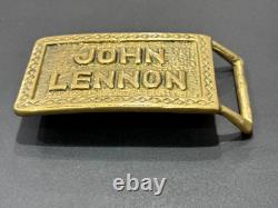 RARE! Vintage MADE IN ENGLAND John Lennon Belt Buckle Beatles Paul McCartney