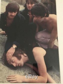 RARE print from original negative PHOTOGRAPH of THE BEATLES John Lennon Photo