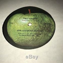 RED VINYL MISPRINT John Lennon & Yoko Ono Two Virgins The Beatles Apple Original
