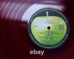 RED VINYL THE BEATLES HELP LP GATEFOLD APPLE EX+ JOHN LENNON PAUL McCARTNEY