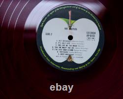 RED VINYL THE BEATLES HELP LP GATEFOLD APPLE EX+ JOHN LENNON PAUL McCARTNEY