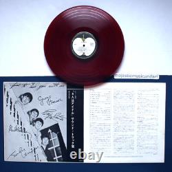RED VINYL THE BEATLES HELP LP GATEFOLD APPLE EX+ JOHN LENNON PAUL McCARTNEY