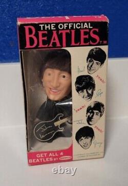 REMCO The Beatles John Lennon Soft Body Remco Doll with Guitar in Box