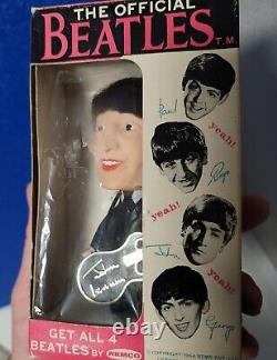 REMCO The Beatles John Lennon Soft Body Remco Doll with Guitar in Box