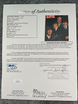 RINGO STARR signed 8x10 JSA COA letter Beatles paul Mccartney John Lennon psa