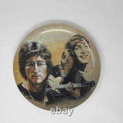 R. J. Ernst John Lennon The Beatles Limited Edition Ceramic Round Collector Plate
