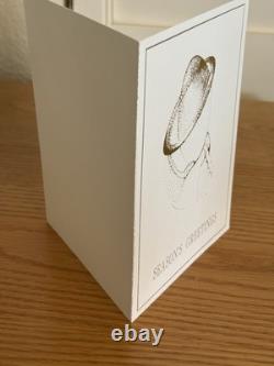 Rare 1990's Yoko Ono Signed 1996 Xmas Card Wife Of John Lennon Beatles