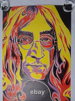 Rare BEATLES Interest/John Lennon UK Original White Album Era Psychedelic Poster
