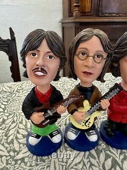 Rare Beatles Bobbleheads Set Paul McCartney John Lennon Ringo George Harrison