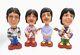 Rare Beatles Bobbleheads Set Paul McCartney John Lennon Ringo George Heart Base