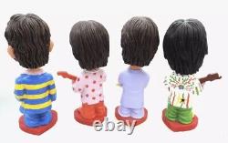 Rare Beatles Bobbleheads Set Paul McCartney John Lennon Ringo George Heart Base