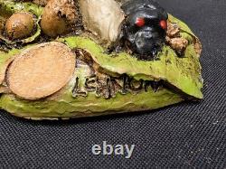 Rare Early Tom Clark Gnome Lennon Beatles Blue Coat John Lennon Ed. #2