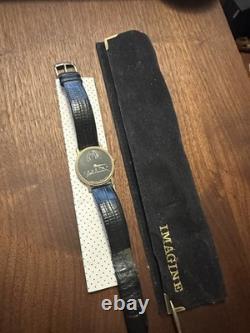 Rare John Lennon (Beatles) Imagine Watch 1980 Worn with Case
