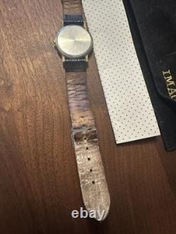 Rare John Lennon (Beatles) Imagine Watch 1980 Worn with Case