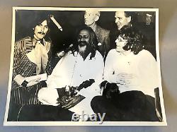 Rare Original Vintage John Lennon George Harrison Maharishi Mahesh Beatles