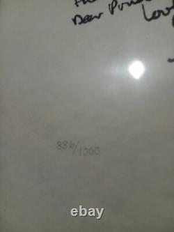 Rare Silk Screen John Lennon's Handwritten Lyrics Dear Prudence Beatles 1000