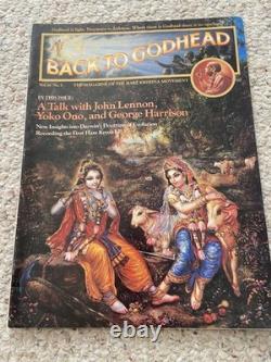 Rare VTG Back to Godhead Magazine 1981 Yoko Ono John Lennon George Harrison