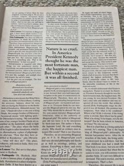 Rare VTG Back to Godhead Magazine 1981 Yoko Ono John Lennon George Harrison