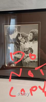 Rare Vintage Beatles John Lennon /Ringo Photos Matted And Framed One Of A Kind