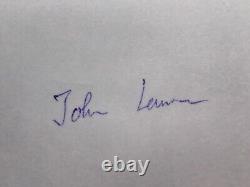 Rare photo The Beatles with the signature John Lennon 1962th special offer