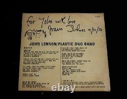 Reel To Reel Tape-John Lennon-Plastic Ono Band-1970-7 1/2-Insert-TESTED-Beatles