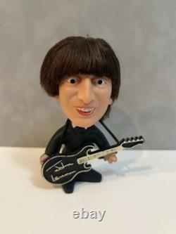 Remco the Beatles John Lennon 1964 Figure With Instrument Hard Body Vintage Rare