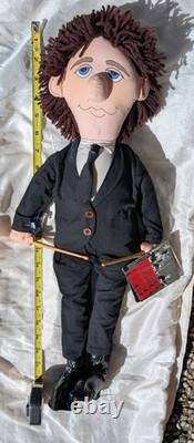 Ringo Starr and John Lennon Two Beatles Plush Dolls 1987 withInstruments & Tags