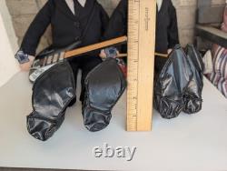 Ringo Starr and John Lennon Two Beatles Plush Dolls 1987 withInstruments & Tags